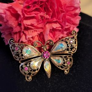 Beautiful Vintage Butterfly Brooche